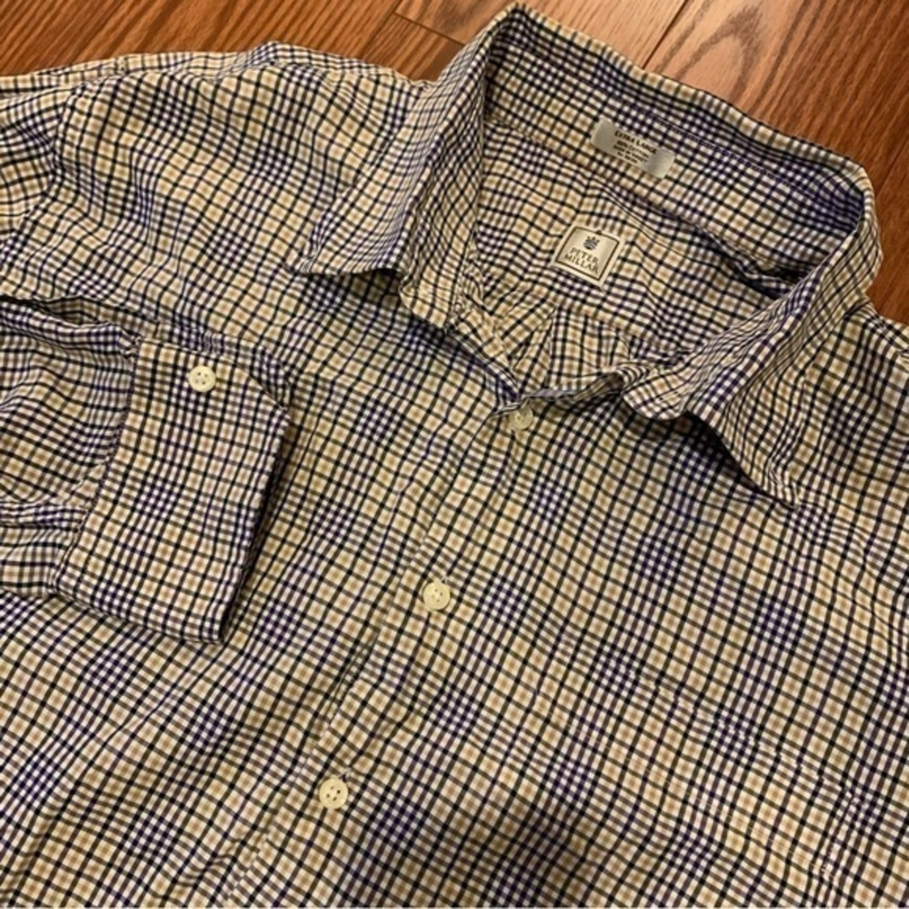 Men’s Peter‎ Millar Plaid Button Shirt size XL